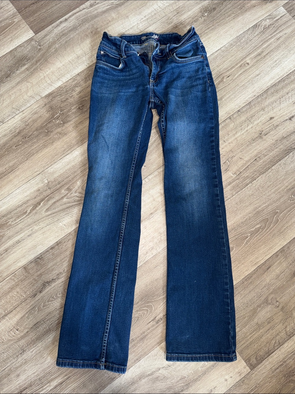 Wrangler Women's Dark Blue Flare Jeans